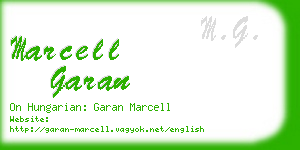 marcell garan business card